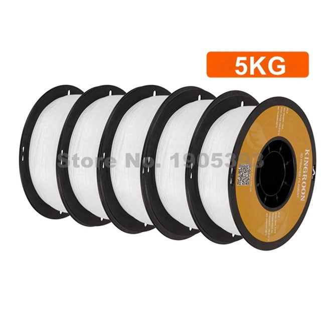 KINGROON PLA Filament 1.75mm 5/10KG pla Plastic For 3D Printer, Standard 1kg/roll 3D Printing Filaments Mix Color Local Shipping