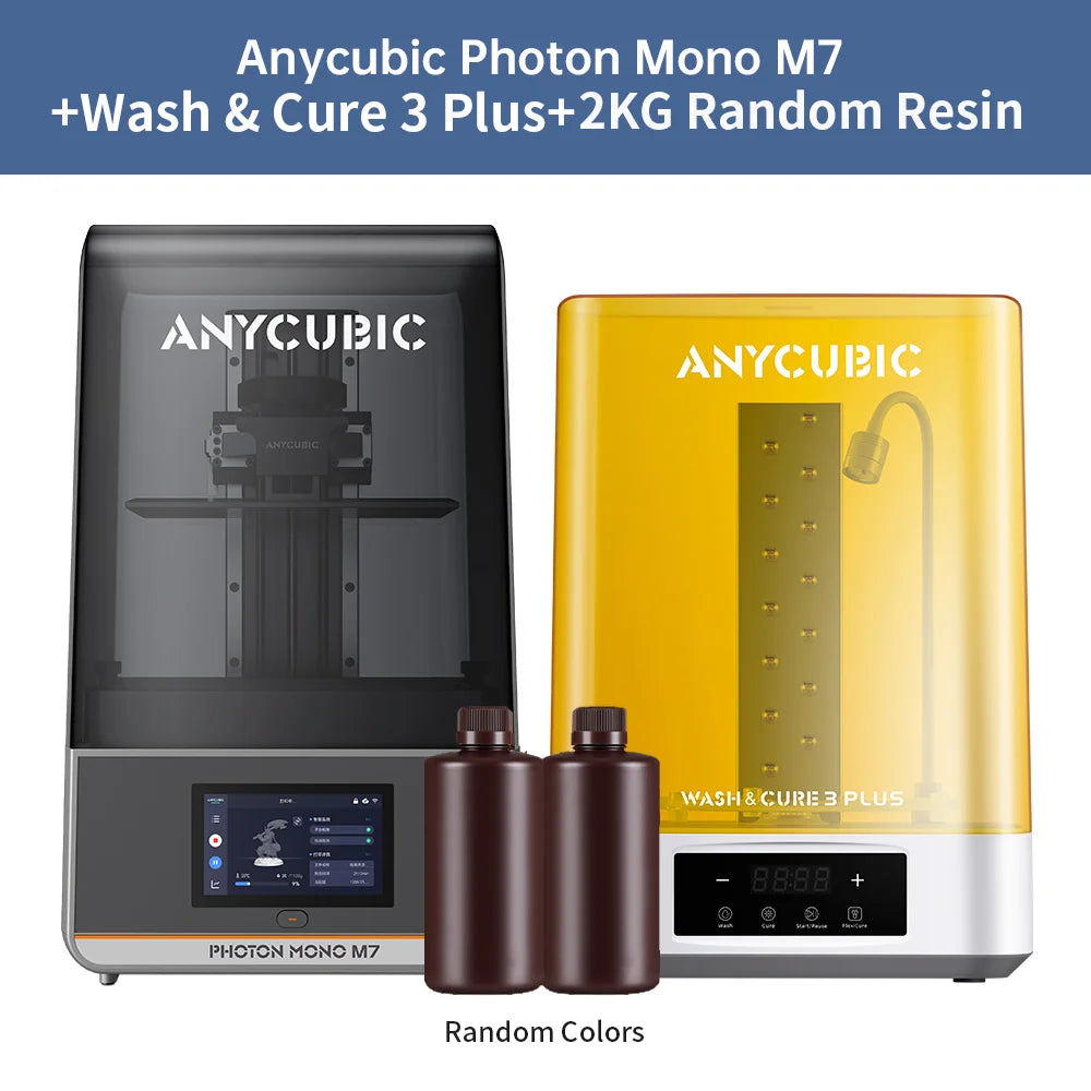 ANYCUBIC Photon Mono M7 14K Mono MSLA 3D Printer 10'' 14K LCD Resin 3D Printer Speed Up to 150mm/h Printing Size 223*126*230mm