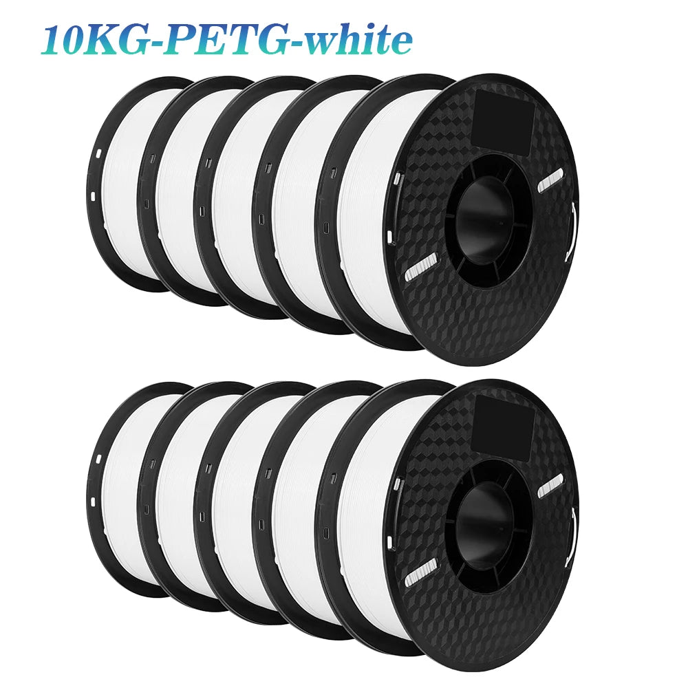 KINGROON 10KG PLA Filament PETG 3d Filament 1.75mm For 3D Printer Filament Bundle Mixed colors FDM Printing Material Fast Ship