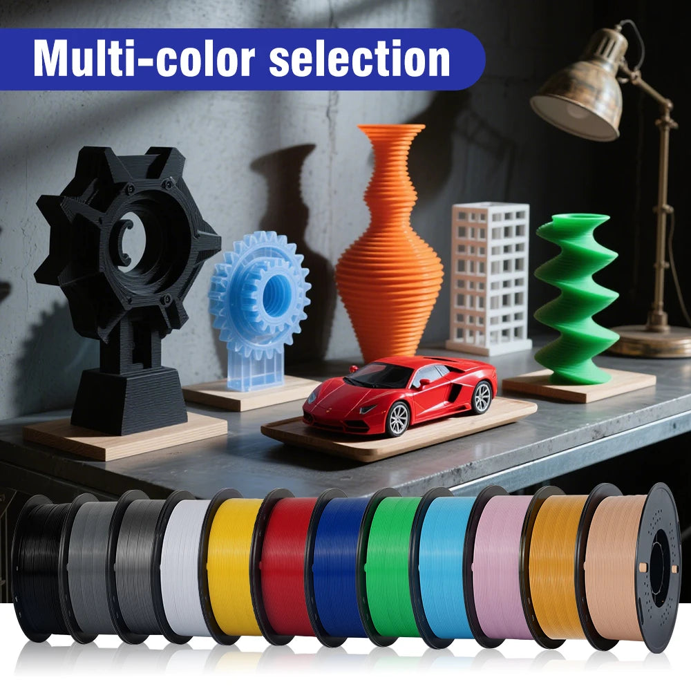 KINGROON PETG 3D Printer Filament 1.75mm 5KG 10KG Mix Color 3D Printing Material 1kg/roll  petg Plastic For FDM 3dprinter