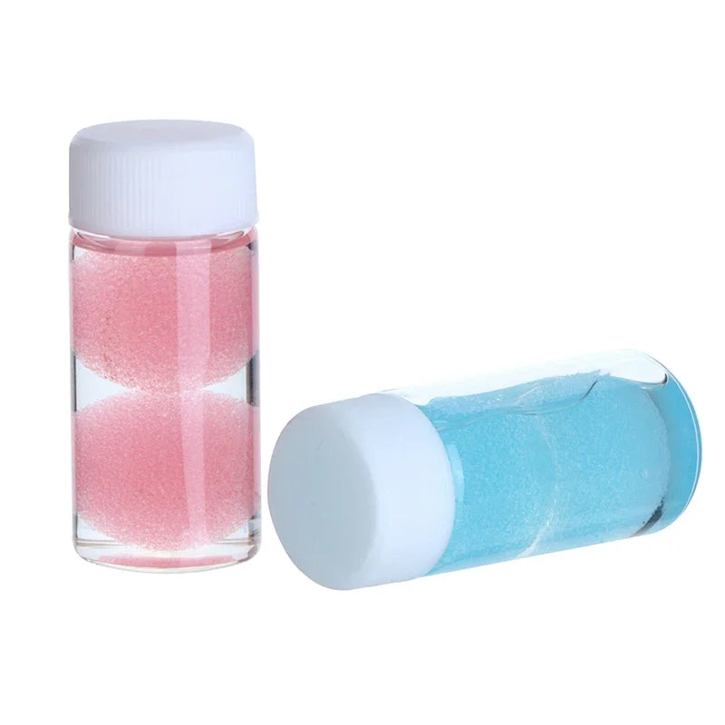 Eyelashes Tweezers Cleaner Lash Glue Extension Supplies Cleaning Sponge Eyelash Glue Remover Liquid Tweezers Cleaner